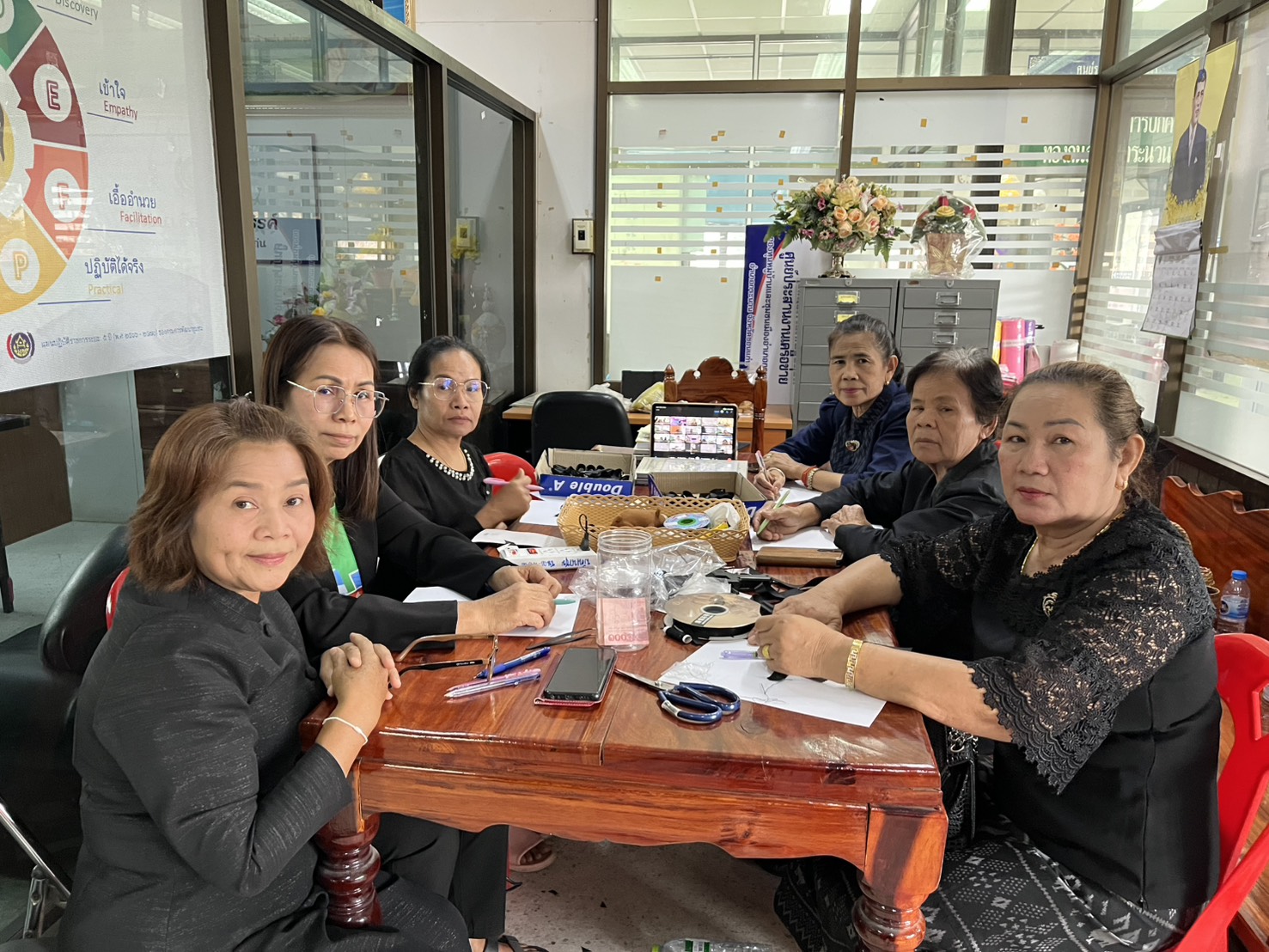  พช.กระนวน : ประชุมรับฟังคำชี้แจงการประชาสัมพันธ์เข้าร่วมโครงการคนละครึ่ง พลัส