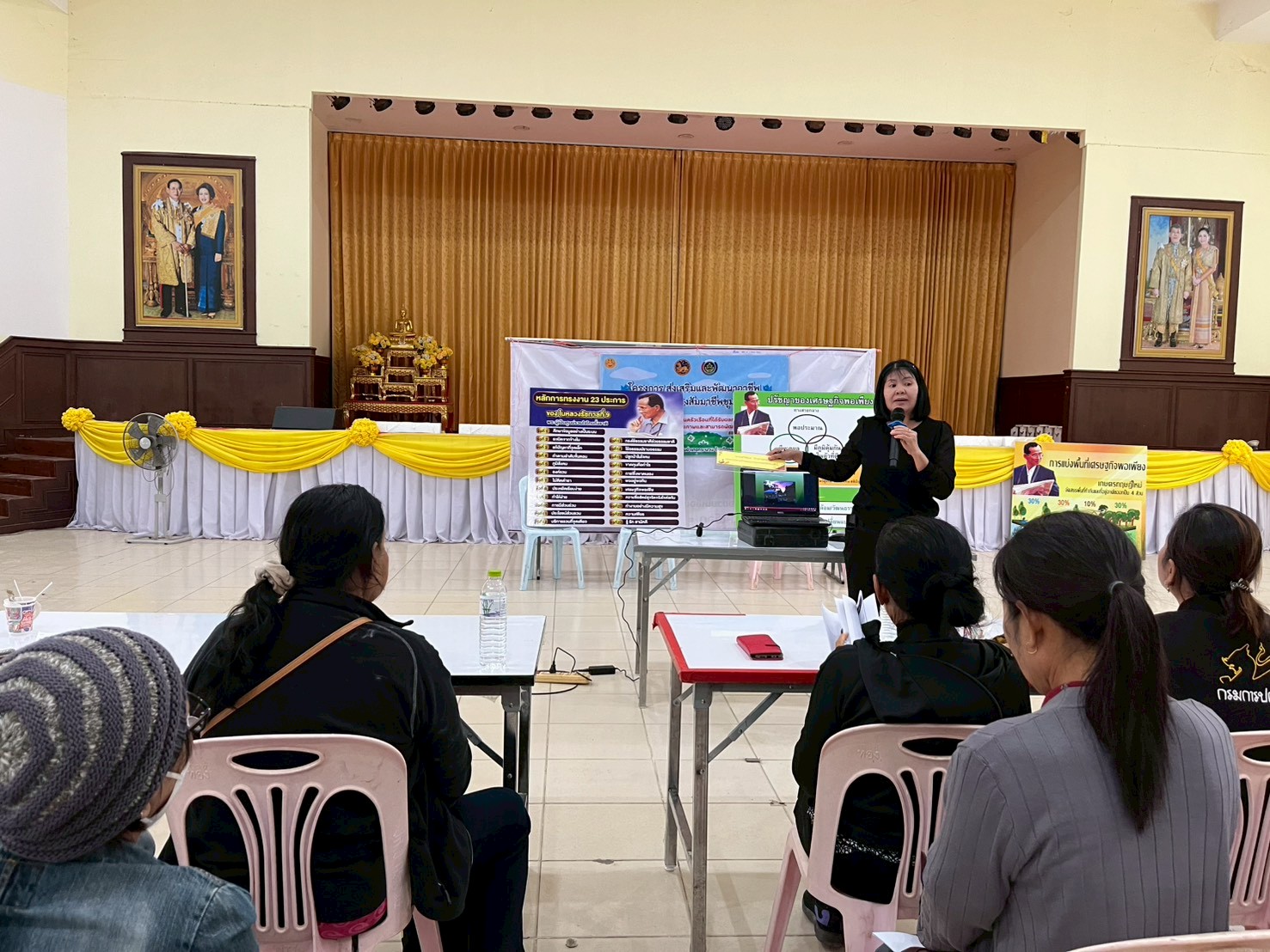 พช.กระนวน : จัดอบรมโครงการส่งเสริมและพัฒนาอาชีพตามแนวทางสัมมาชีพชุมชน กิจกรรมสร้างสัมมาชีพชุมชนครัวเรือนที่ได้รับผลกระทบด้านอาชีพและรายได้ที่มีศักยภาพและสามารถพัฒนาได้ ประจำปี 2569 (วันที่ 1)